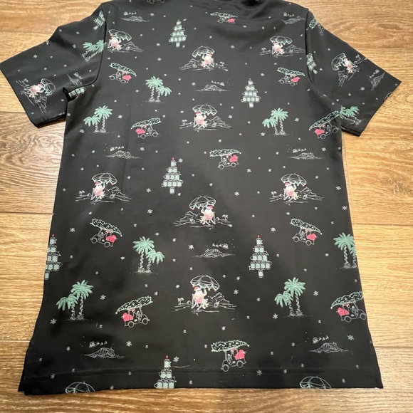 Travis Mathew California Christmas Polo Shirt New With Tags Golf Holiday Shirt S - Picture 10 of 10